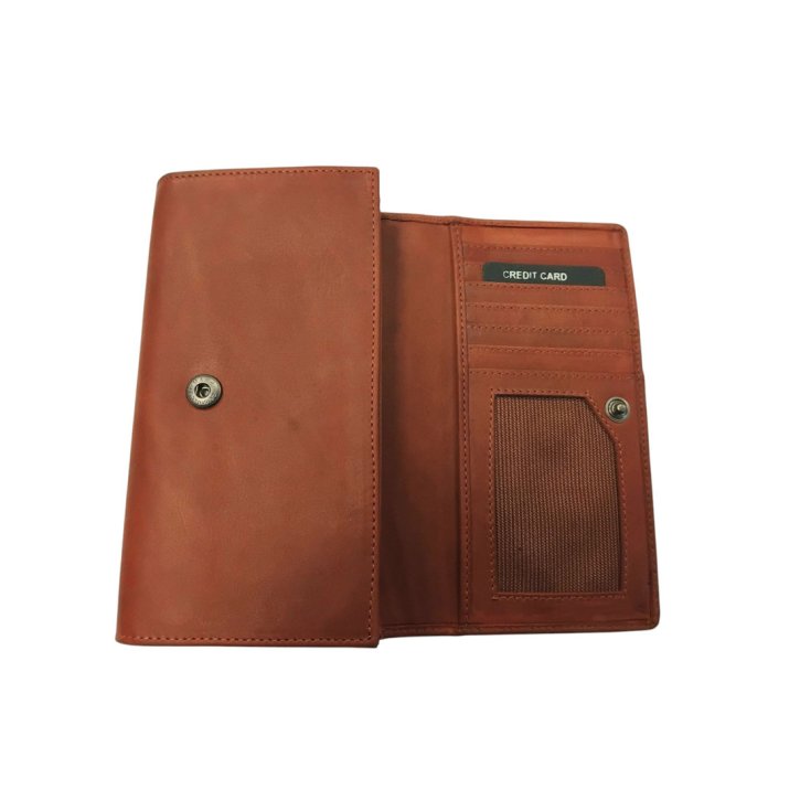 Saccoo YEN Damenbörse cognac